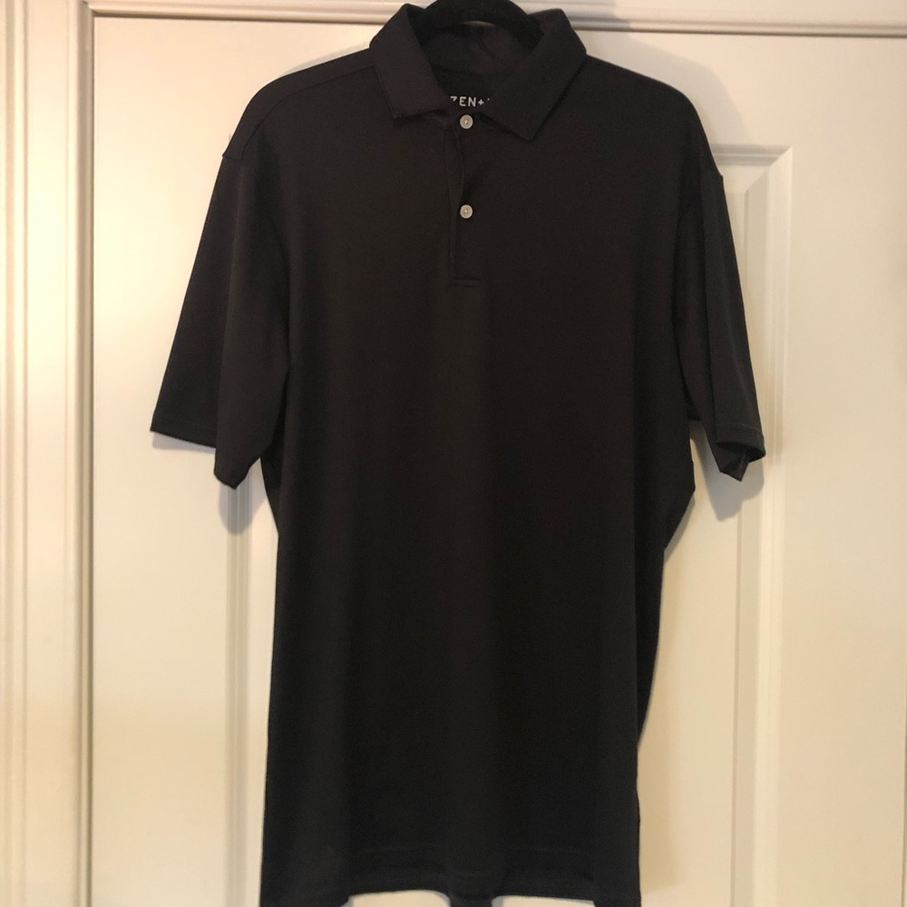 Mizzen+Main Men's Black Polo Shirt